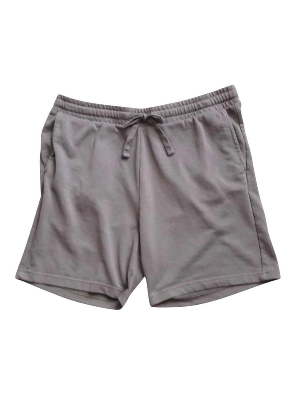 H&M Shorts Mens Large Taupe Drawstring Pull On Sweat Shorts Pockets Lounge